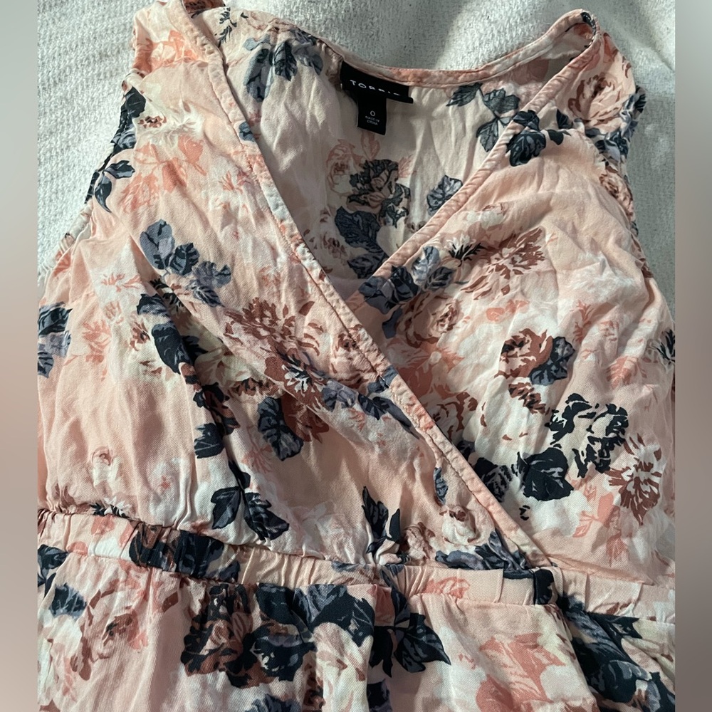 Torrid Pink & Blue floral top